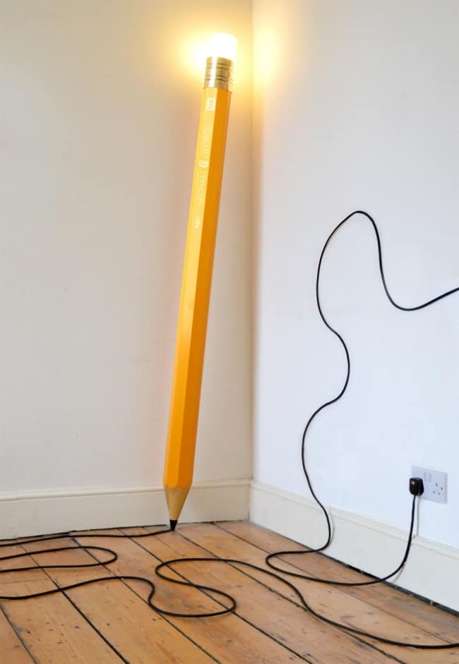 Impressive Inventions pencil lamp