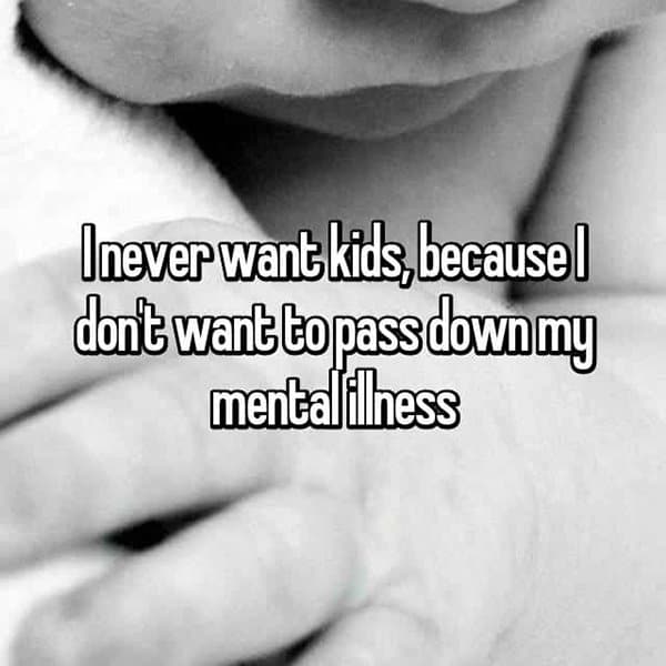 Men That Do Not Want Kids pass down illness