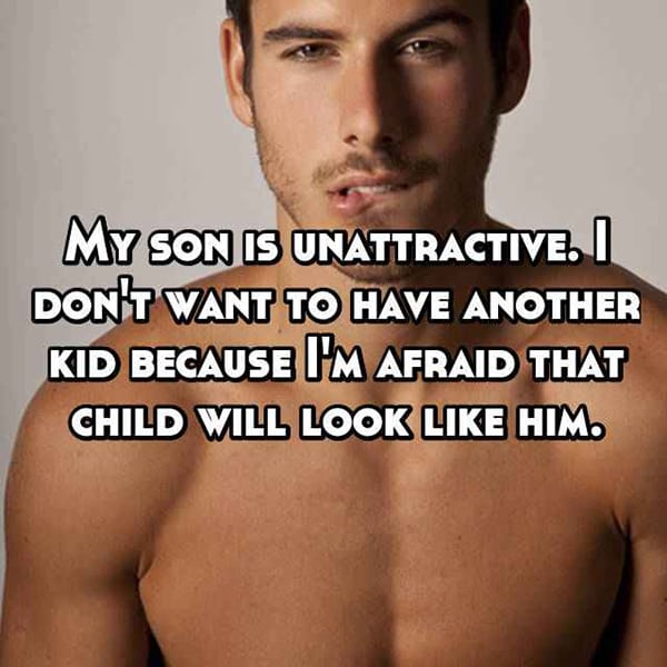 Moms Never Want To Have A Second Child son is unattractive