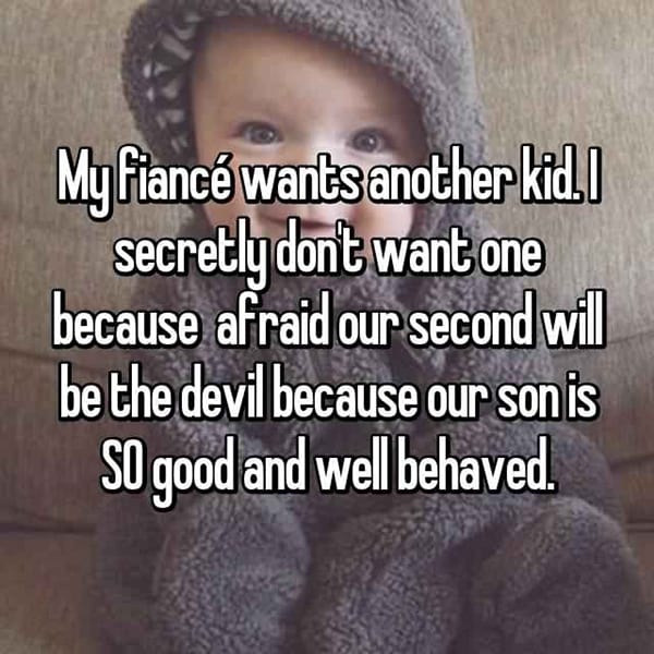 Moms Never Want To Have A Second Child the devil
