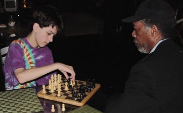 Pics Or It Didn't Happen chess with morgan freeman