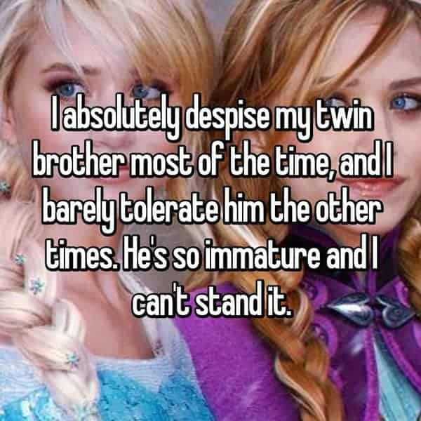 Reasons That Twins Hate Each Other immature