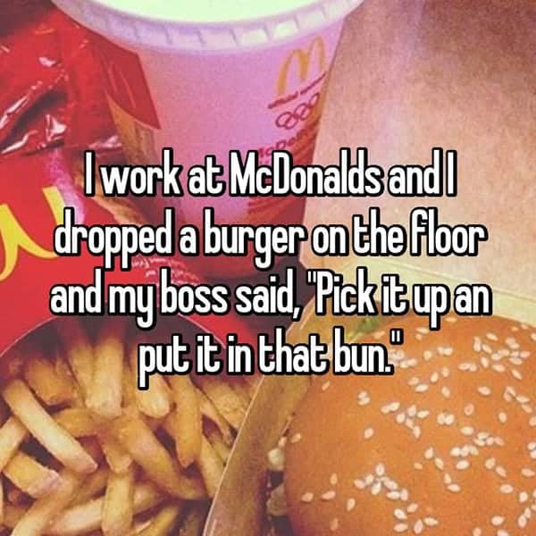 Shocking Things Said By Bosses mcdonalds