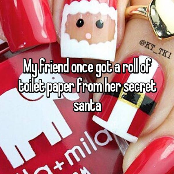 Terrible Secret Santa Gifts toilet paper