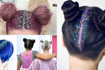 The Latest Hair Craze Looks Magical With These Glitter Roots