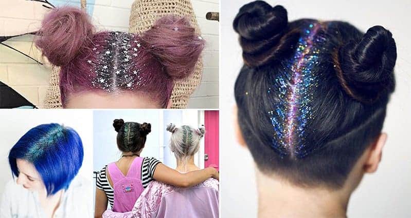 The Latest Hair Craze Looks Magical With These Glitter Roots