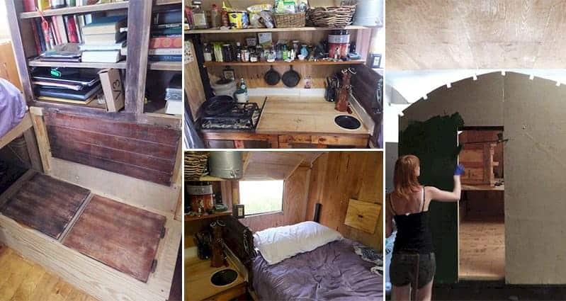 This Female DIY Champion Builds Home For Just $2000 And Here's How You Can Too