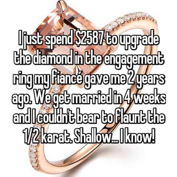 Women Upgrading Their Engagement Rings couldnt bare