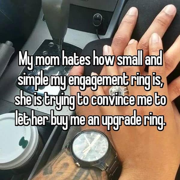 Women Upgrading Their Engagement Rings my mom