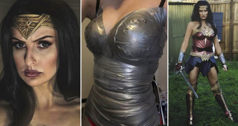 Rhyleep Body Make Up Artist Spends 50 Hours Creating Awesome Wonder Woman Costume