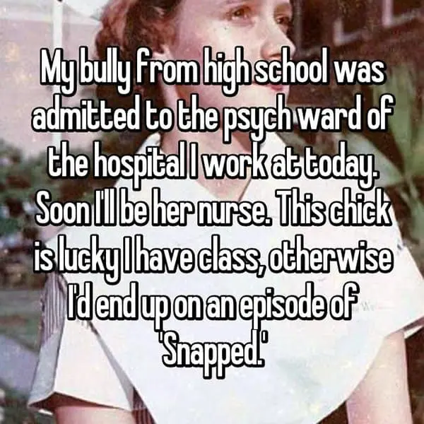 Working In A Psych Ward high school bully