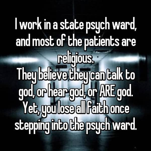 Working In A Psych Ward religious