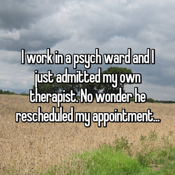 Working In A Psych Ward therapist