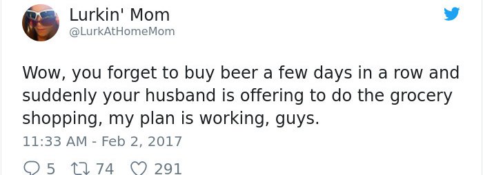 funny-tweets-about-marriage forget to buy beer