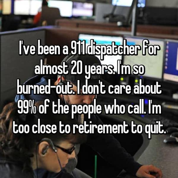 911 Dispatchers burned out