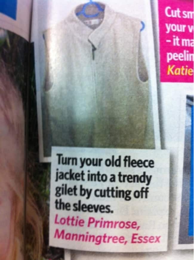 Advice From The Internet Fails gilet