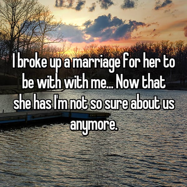 Breaking Up A Marriage not so sure