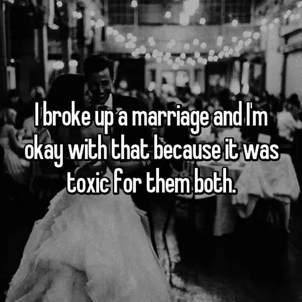 Breaking Up A Marriage toxic