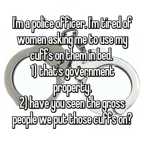 Cops Share The Dating Challenges cuffs