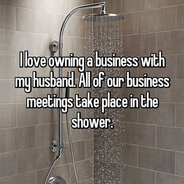 Couples Sharing A Business Together shower