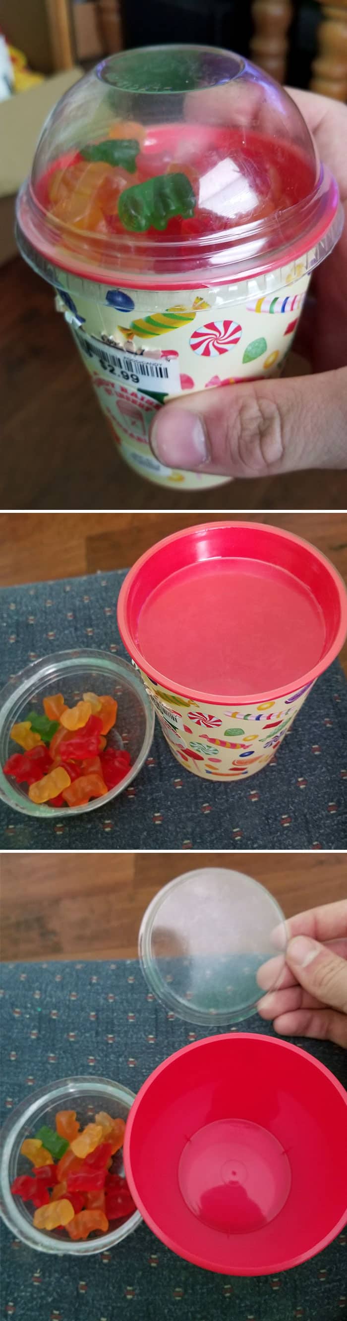 Evil Packaging Designs gummy bear cup