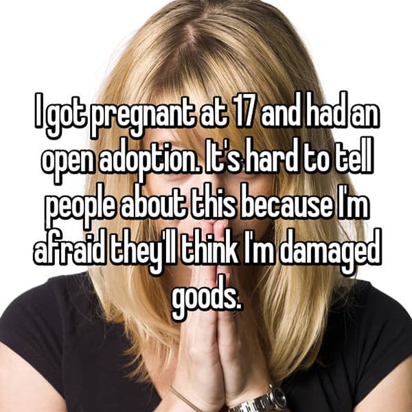 Experiences With Open Adoption damaged goods