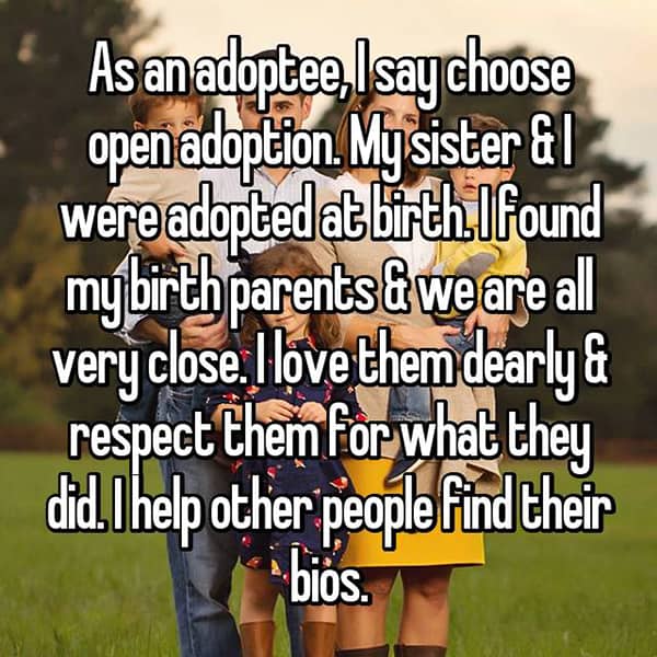 Experiences With Open Adoption help other people