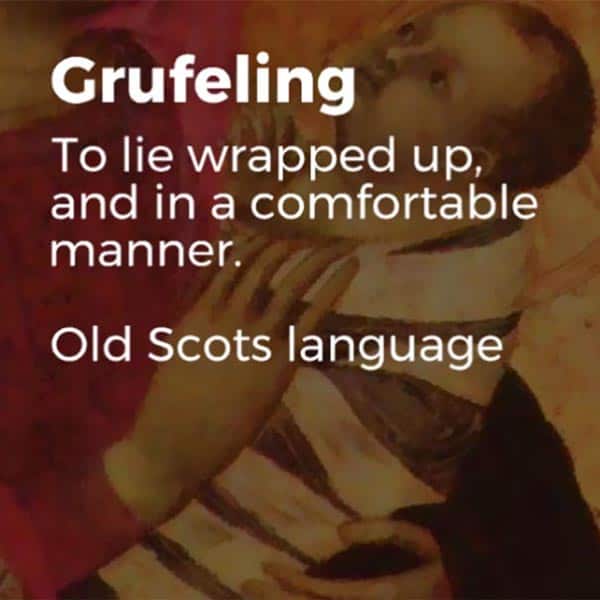 Forgotten English Words grufeling