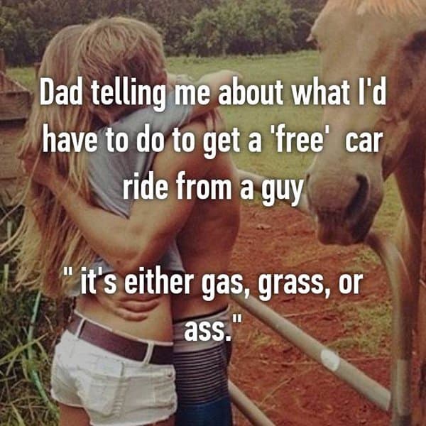Funny Pieces Of Advice From Dads gas grass