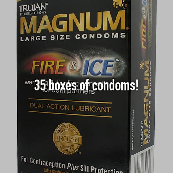 Funny Things That Drunk People Bought boxes of condons
