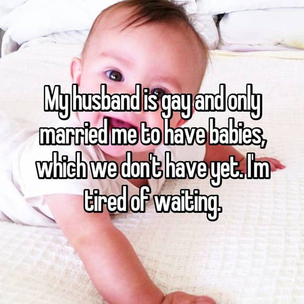 Husbands Are Secretly Gay tired of waiting