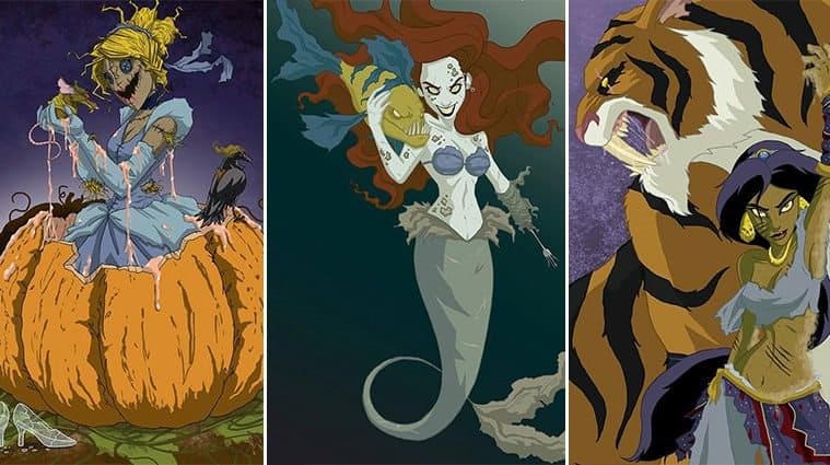 If Disney Princesses Were Dark And Creepy By Jeffrey Thomas