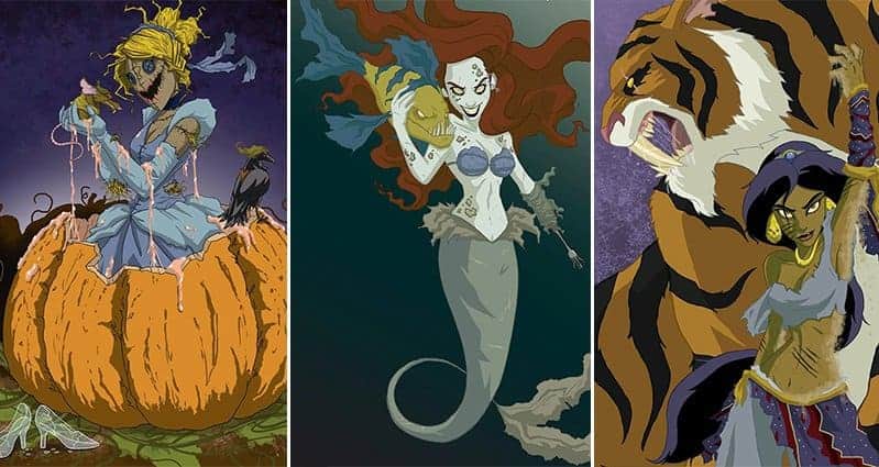 If Disney Princesses Were Dark And Creepy By Jeffrey Thomas