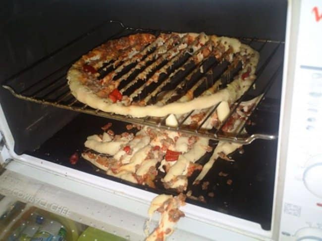 Kitchen Fails pizza fallen through