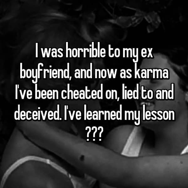 Lessons Learned From Past Relationships karma
