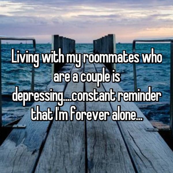 Living With A Couple forever alone