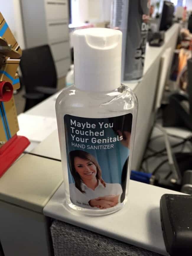 People Fantastic Sense Of Humor hand sanitizer