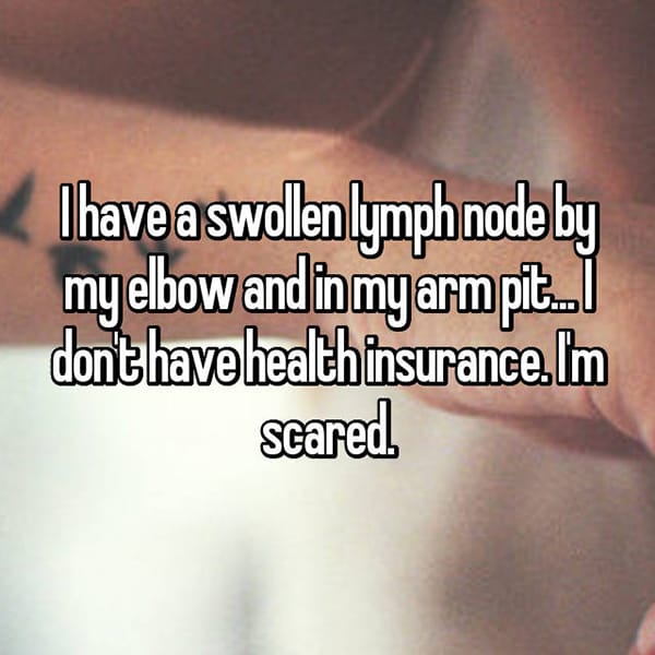 People That Do Not Have Health Insurance swollen lymph node