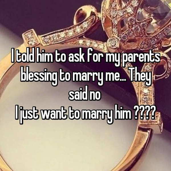 People Who Asked For Marriage Blessings i just want to marry him