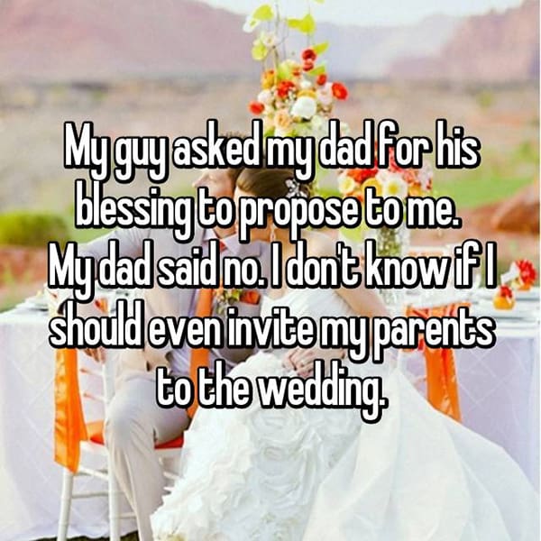 People Who Asked For Marriage Blessings invite parents