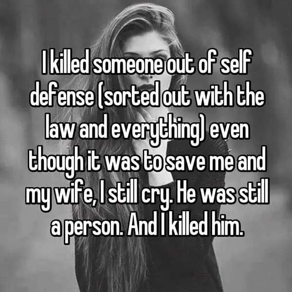 People Who Have Killed Someone he was a person