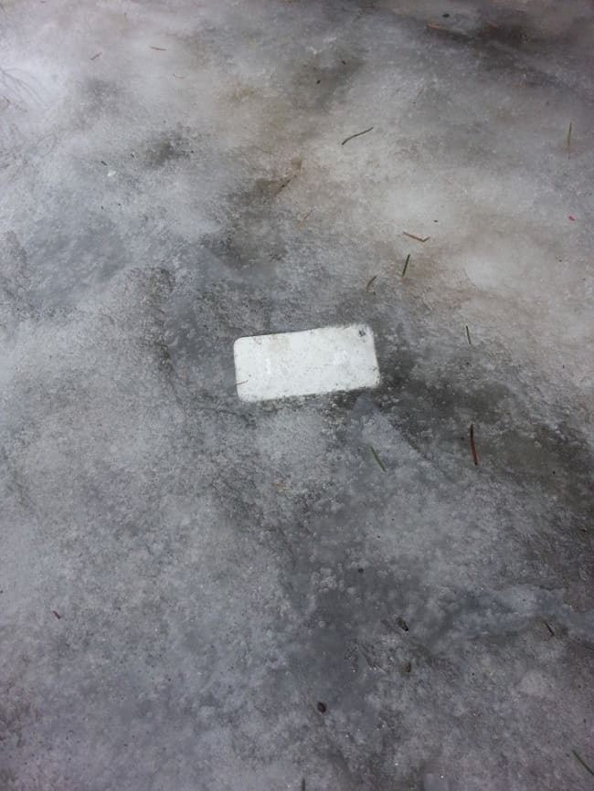 People Who Recovered Their Lost Treasures iphone in ice