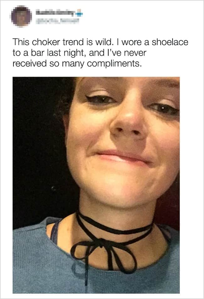 People Whose Creativity Knows No Bounds choker trend