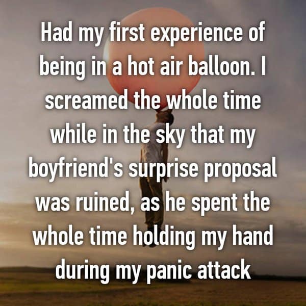 Reactions From People Who Got Engaged panic attack