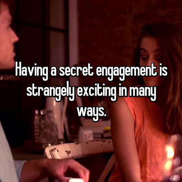 Reasons That People Are Secretly Engaged exiting