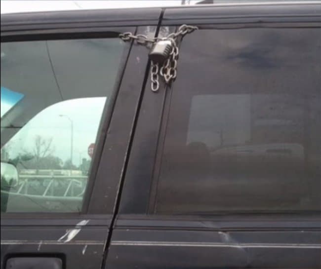 Security Fails car window locks