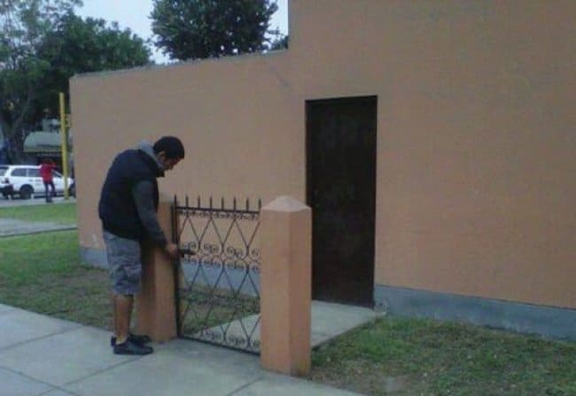 Security Fails isolated gate