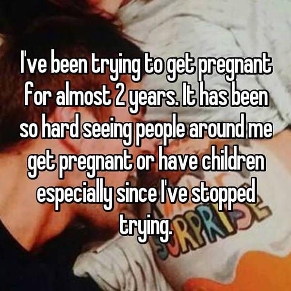 Stopped Trying To Get Pregnant so hard