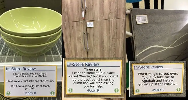 Store Note Comedian Jeff Wysaski Steps It Up A Notch And Trolls IKEA With Hilarious Results