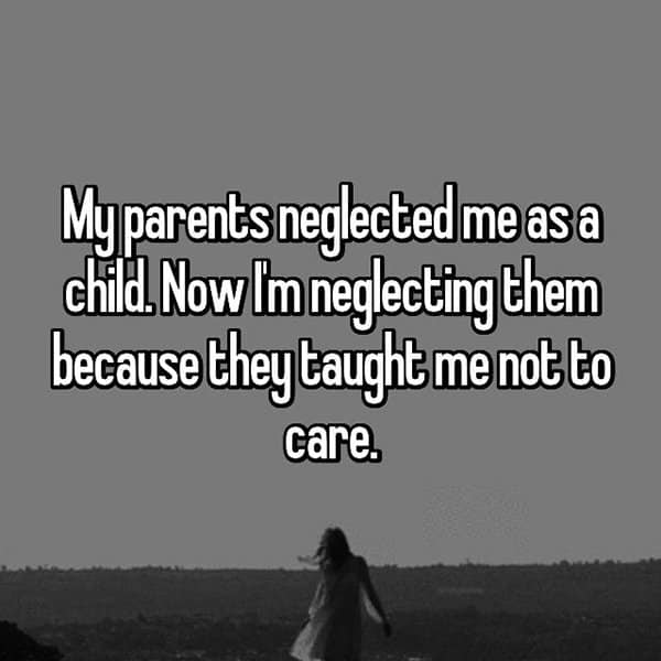 Stories Of Childhood Neglect taught me not to care